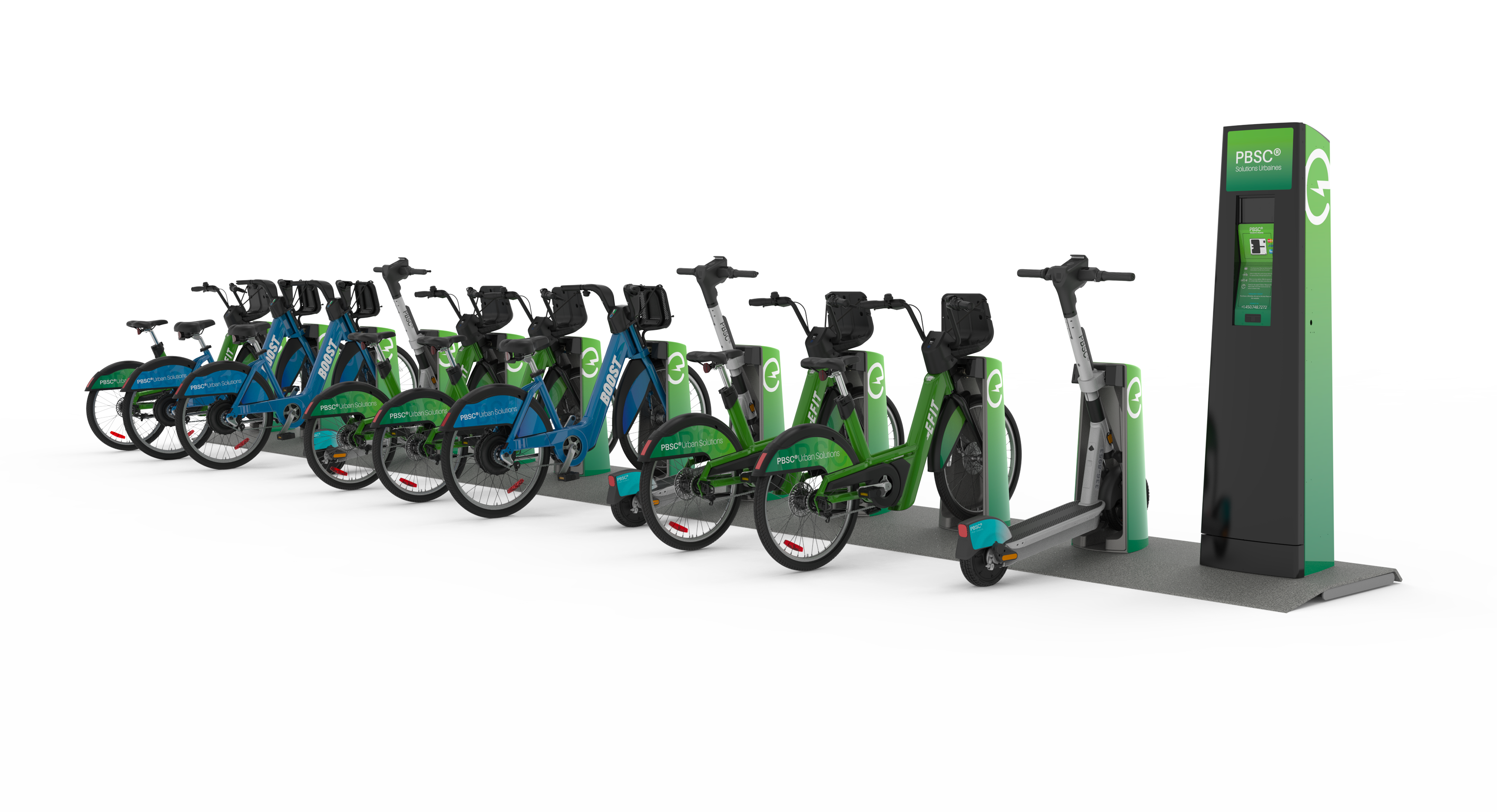 Vélo électrique en libre-service pour les collectivités avec bornes de  rechargement